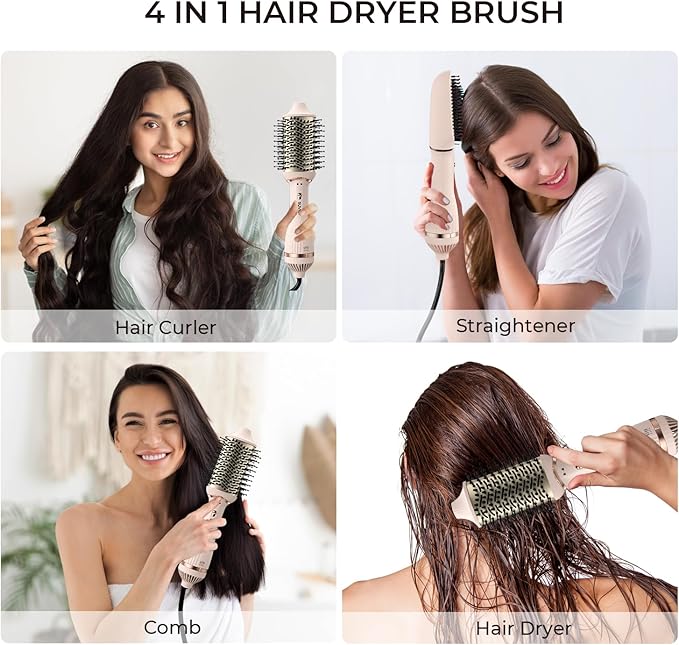 Syvio 4-in-1 Hair Dryer Brush Blow Dryer Brush ( Open Box & Tested)