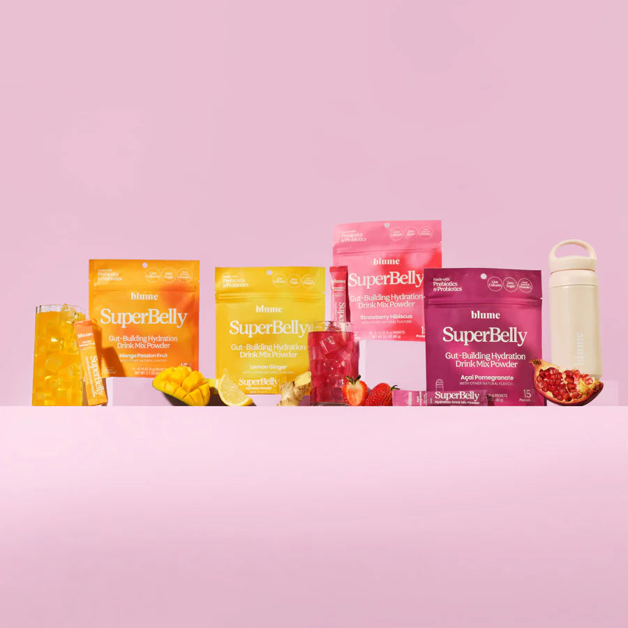 Blume SuperBelly – Strawberry Hibiscus – 15 x 4g