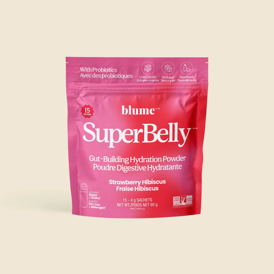 Blume SuperBelly – Strawberry Hibiscus – 15 x 4g