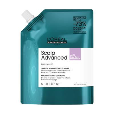 L'Oréal Professionnel Scalp Advanced - Shampoo 16.9oz - Refill Pouch